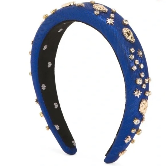 Lele Sadoughi Zodiac Virgo Alice Headband in Royal Blue - Picture 13 of 13